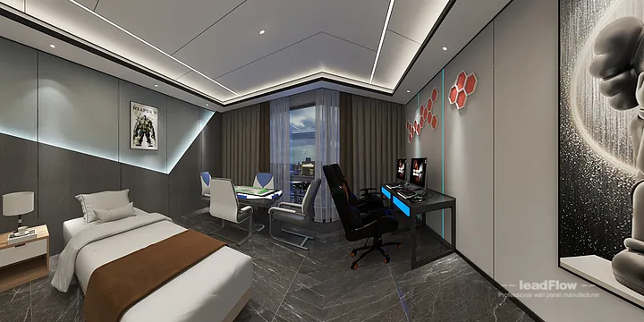 WPC Wall Cladding Hotel Design in Hangzhou | Warm Interior in Shangcheng District, Hangzhou, China - photo 5