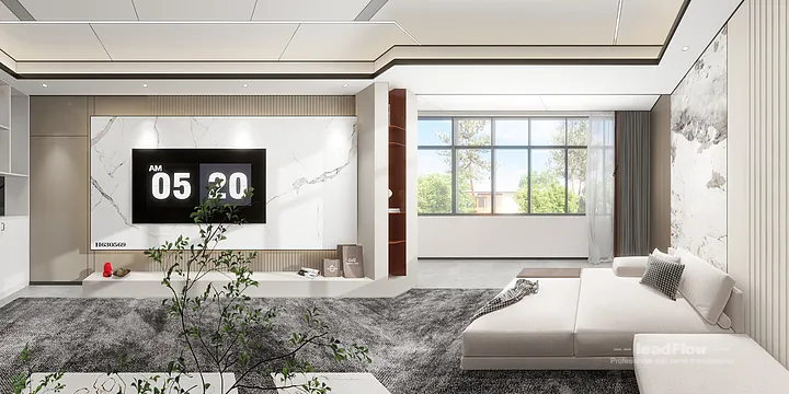 Hangzhou Apartment Makeover with WPC Wall Cladding | Elegant Wood Grain in Shangcheng District, Hangzhou, China - photo 10