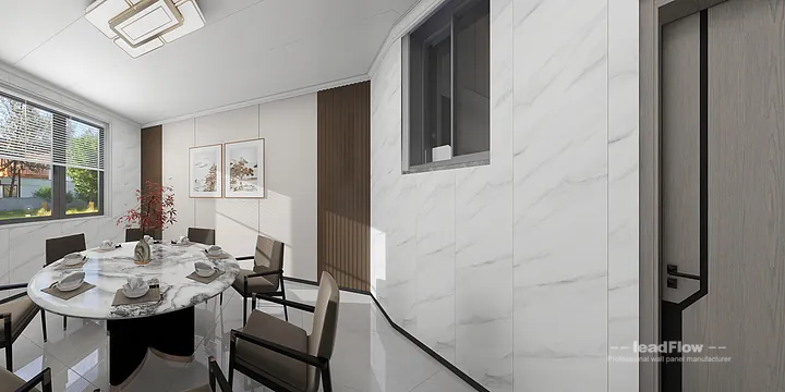 Hangzhou Apartment Makeover with WPC Wall Cladding | Elegant Wood Grain in Shangcheng District, Hangzhou, China - photo 11