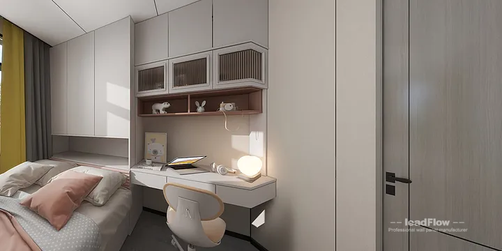 Hangzhou Apartment Makeover with WPC Wall Cladding | Elegant Wood Grain in Shangcheng District, Hangzhou, China - photo 3