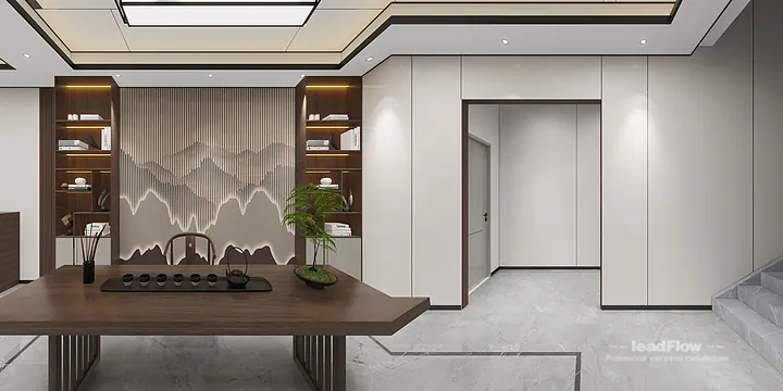 Hangzhou Apartment Makeover with WPC Wall Cladding | Elegant Wood Grain in Shangcheng District, Hangzhou, China - photo 5