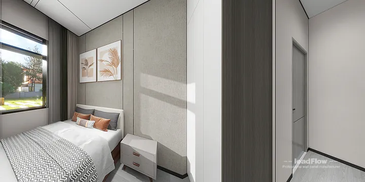 Hangzhou Apartment Makeover with WPC Wall Cladding | Elegant Wood Grain in Shangcheng District, Hangzhou, China - photo 7
