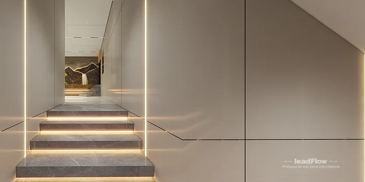 WPC Wall Panel Transformation: Hangzhou Hotel with Lobby Walls in Shangcheng District, Hangzhou, China - photo 4