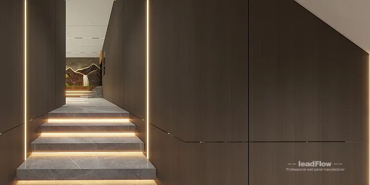 WPC Wall Panel Transformation: Hangzhou Hotel with Lobby Walls in Shangcheng District, Hangzhou, China - photo 8