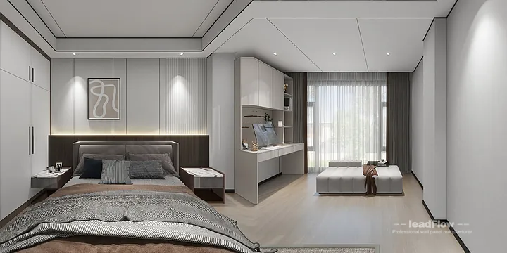 WPC Wall Panel Commercial Space Inspiration in Nanchang &mdash; Modern Design in Donghu District, Nanchang, China - photo 1