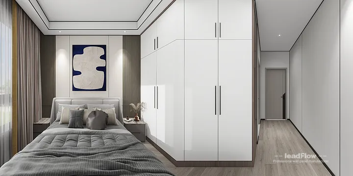 WPC Interior Panel Transformation: Hangzhou Apartment with Study Walls in Shangcheng District, Hangzhou, China - photo 1