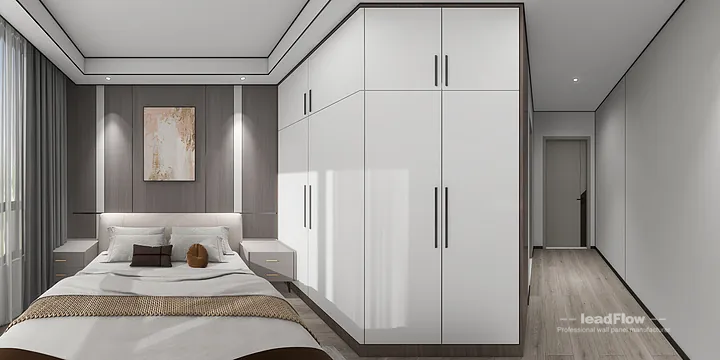 WPC Interior Panel Transformation: Hangzhou Apartment with Study Walls in Shangcheng District, Hangzhou, China - photo 2