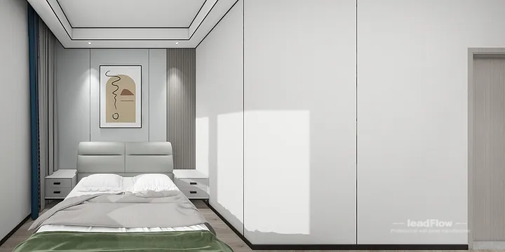 WPC Interior Panel Transformation: Hangzhou Apartment with Study Walls in Shangcheng District, Hangzhou, China - photo 4