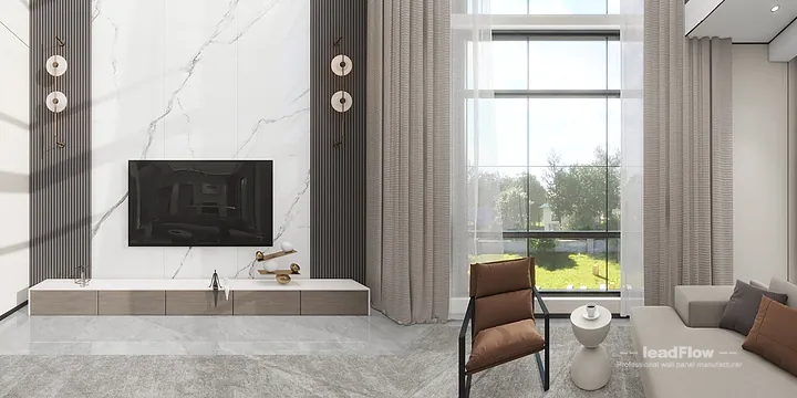 WPC Interior Panel Transformation: Hangzhou Apartment with Study Walls in Shangcheng District, Hangzhou, China - photo 6