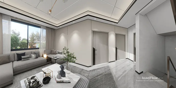 WPC Interior Panel Transformation: Hangzhou Apartment with Study Walls in Shangcheng District, Hangzhou, China - photo 8