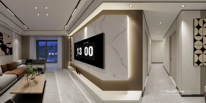 WPC Interior Panel Solution: Nanchang Apartment Project in Donghu District, Nanchang, China - photo 2
