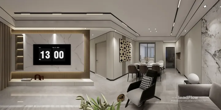 WPC Interior Panel Solution: Nanchang Apartment Project in Donghu District, Nanchang, China - photo 3