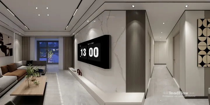 WPC Interior Panel Solution: Nanchang Apartment Project in Donghu District, Nanchang, China - photo 4
