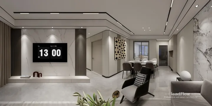 WPC Interior Panel Solution: Nanchang Apartment Project in Donghu District, Nanchang, China - photo 5