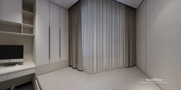 WPC Interior Panel Solution: Nanchang Apartment Project in Donghu District, Nanchang, China - photo 7