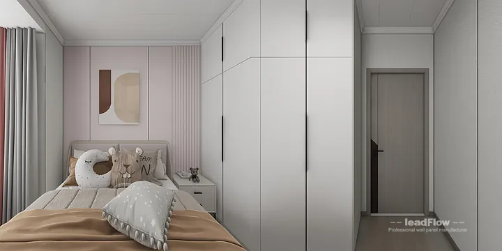 WPC Wall Cladding Apartment Inspiration in Nanchang &mdash; Elegant Design in Donghu District, Nanchang, China - photo 10