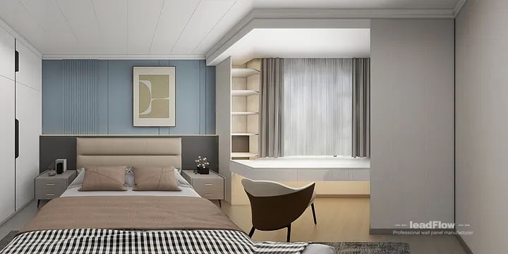 WPC Wall Cladding Apartment Inspiration in Nanchang &mdash; Elegant Design in Donghu District, Nanchang, China - photo 4