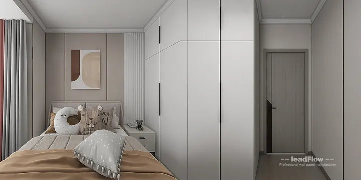 WPC Wall Cladding Apartment Inspiration in Nanchang &mdash; Elegant Design in Donghu District, Nanchang, China - photo 8
