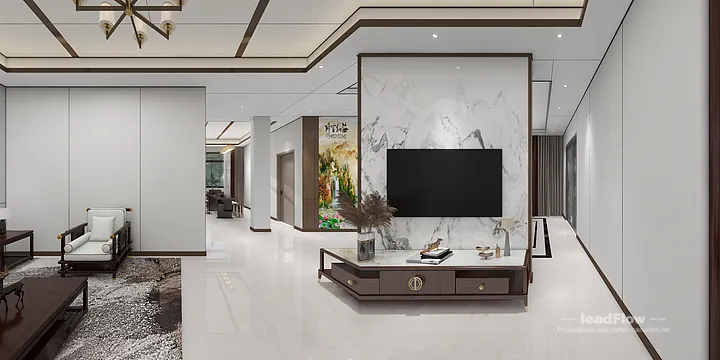 WPC Interior Panel Apartment Design in Hangzhou | Stylish Interior in Shangcheng District, Hangzhou, China