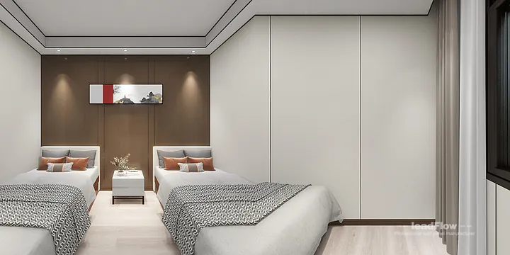 WPC Interior Panel Apartment Design in Hangzhou | Stylish Interior in Shangcheng District, Hangzhou, China - photo 13