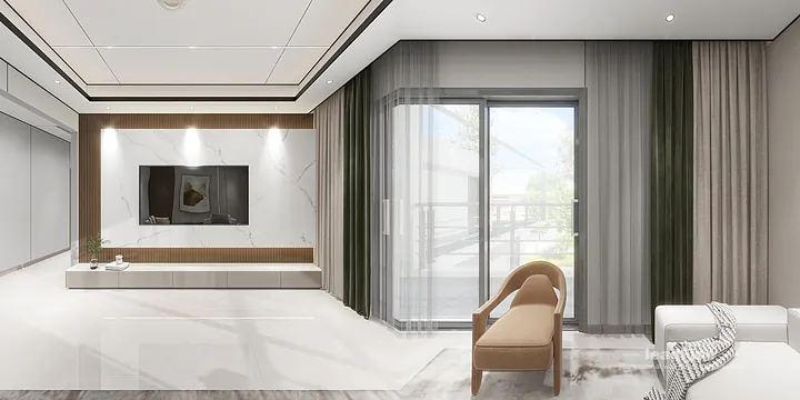 WPC Interior Panel Apartment Design in Hangzhou | Stylish Interior in Shangcheng District, Hangzhou, China - photo 18