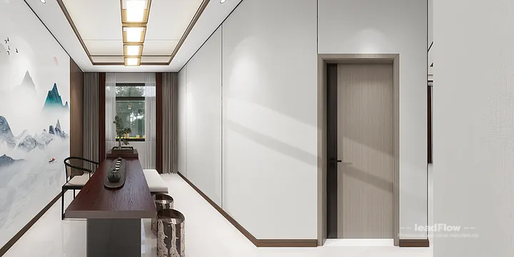 WPC Interior Panel Apartment Design in Hangzhou | Stylish Interior in Shangcheng District, Hangzhou, China - photo 20
