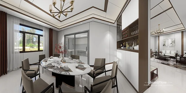 WPC Interior Panel Apartment Design in Hangzhou | Stylish Interior in Shangcheng District, Hangzhou, China - photo 21