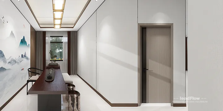 WPC Interior Panel Apartment Design in Hangzhou | Stylish Interior in Shangcheng District, Hangzhou, China - photo 24
