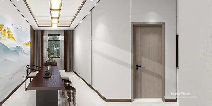 WPC Interior Panel Apartment Design in Hangzhou | Stylish Interior in Shangcheng District, Hangzhou, China - photo 35