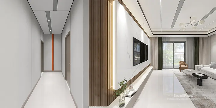 WPC Interior Panel Apartment Design in Hangzhou | Stylish Interior in Shangcheng District, Hangzhou, China - photo 47