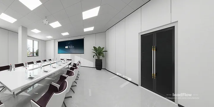 Hangzhou Commercial Space Featuring WPC Cladding | foyer Walls in Shangcheng District, Hangzhou, China - photo 1