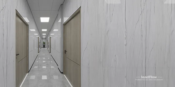 Hangzhou Commercial Space Featuring WPC Cladding | foyer Walls in Shangcheng District, Hangzhou, China - photo 27