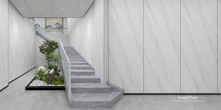 Hangzhou Commercial Space Featuring WPC Cladding | foyer Walls in Shangcheng District, Hangzhou, China - photo 33