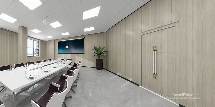 Hangzhou Commercial Space Featuring WPC Cladding | foyer Walls in Shangcheng District, Hangzhou, China - photo 4