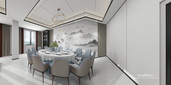 Hangzhou Commercial Space Featuring WPC Cladding | foyer Walls in Shangcheng District, Hangzhou, China - photo 42