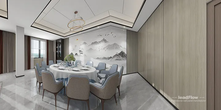 Hangzhou Commercial Space Featuring WPC Cladding | foyer Walls in Shangcheng District, Hangzhou, China - photo 43
