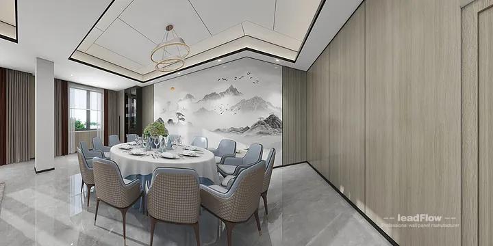 Hangzhou Commercial Space Featuring WPC Cladding | foyer Walls in Shangcheng District, Hangzhou, China - photo 44