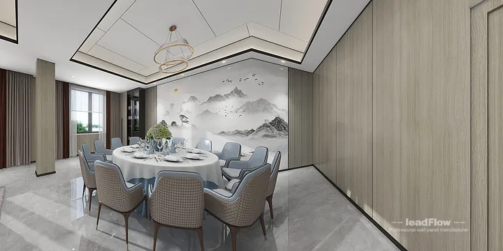Hangzhou Commercial Space Featuring WPC Cladding | foyer Walls in Shangcheng District, Hangzhou, China - photo 45