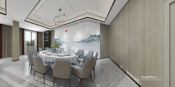 Hangzhou Commercial Space Featuring WPC Cladding | foyer Walls in Shangcheng District, Hangzhou, China - photo 47