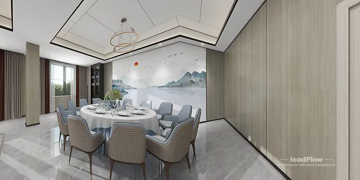 Hangzhou Commercial Space Featuring WPC Cladding | foyer Walls in Shangcheng District, Hangzhou, China - photo 48