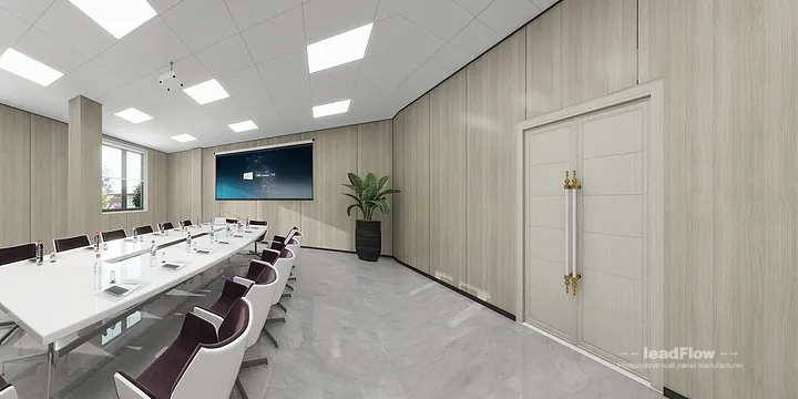 Hangzhou Commercial Space Featuring WPC Cladding | foyer Walls in Shangcheng District, Hangzhou, China - photo 6