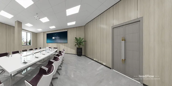 Hangzhou Commercial Space Featuring WPC Cladding | foyer Walls in Shangcheng District, Hangzhou, China - photo 7