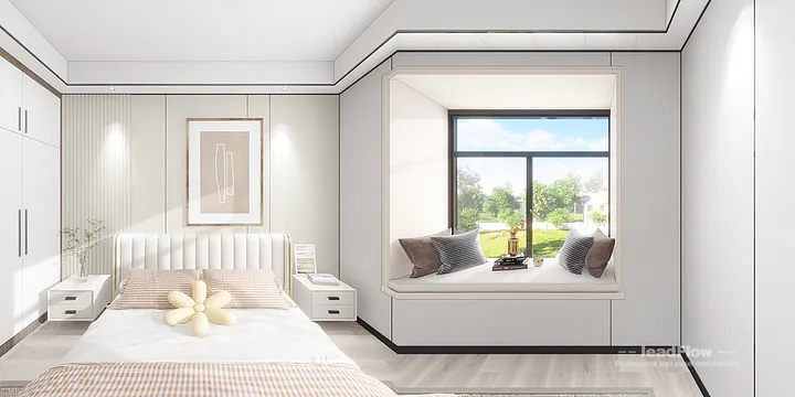 WPC Wall Panel Apartment Case Study in Hangzhou | Warm Living-Dining Room in Shangcheng District, Hangzhou, China - photo 12