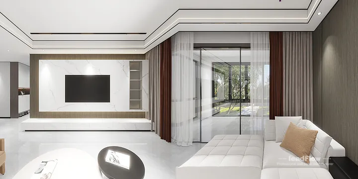 WPC Wall Panel Apartment Case Study in Hangzhou | Warm Living-Dining Room in Shangcheng District, Hangzhou, China - photo 5
