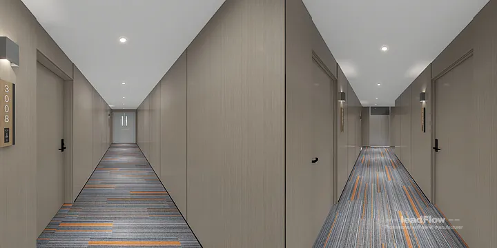 WPC Cladding Hotel Inspiration in Hangzhou &mdash; Light Luxury Design in Shangcheng District, Hangzhou, China - photo 13