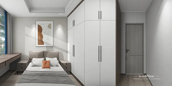 Hangzhou Apartment Featuring WPC Cladding | Living-Dining Room Walls in Shangcheng District, Hangzhou, China - photo 4