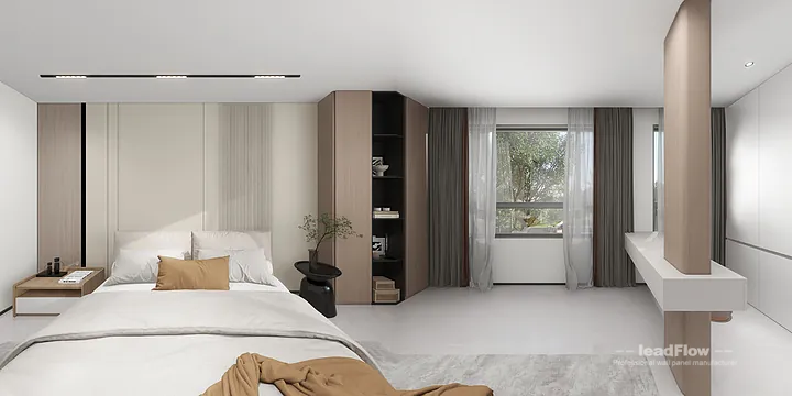 Contemporary Villa Interior in Hangzhou using WPC Cladding in Shangcheng District, Hangzhou, China - photo 14