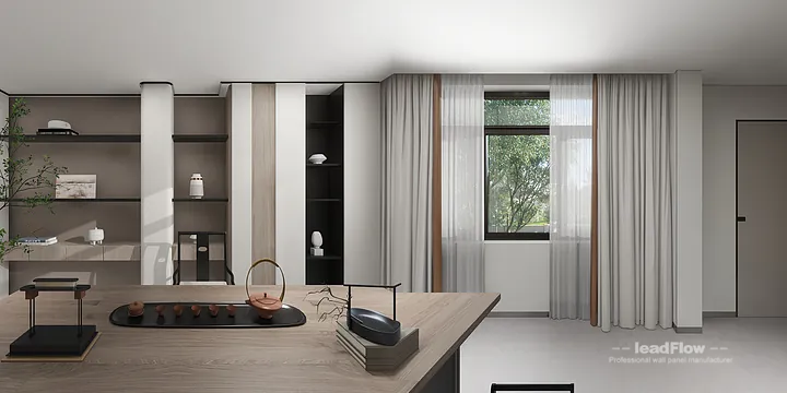 Contemporary Villa Interior in Hangzhou using WPC Cladding in Shangcheng District, Hangzhou, China - photo 18