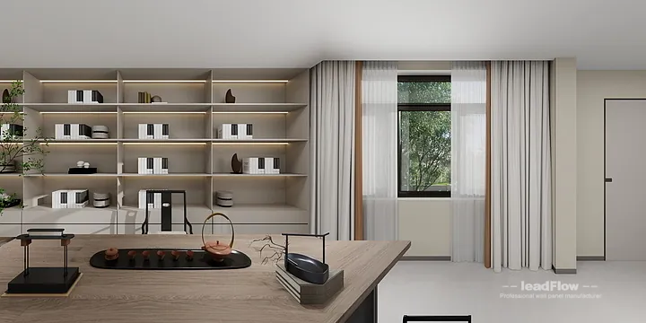 Contemporary Villa Interior in Hangzhou using WPC Cladding in Shangcheng District, Hangzhou, China - photo 20