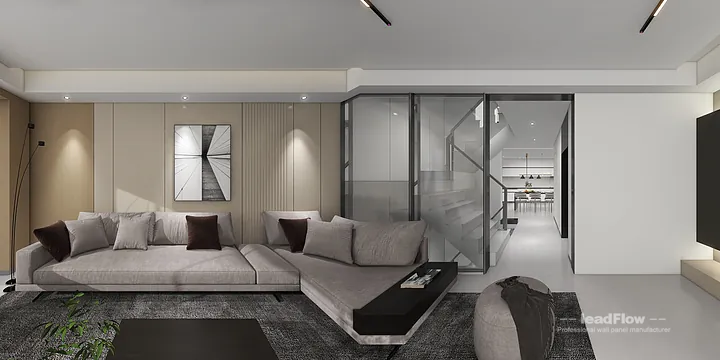 Contemporary Villa Interior in Hangzhou using WPC Cladding in Shangcheng District, Hangzhou, China - photo 26